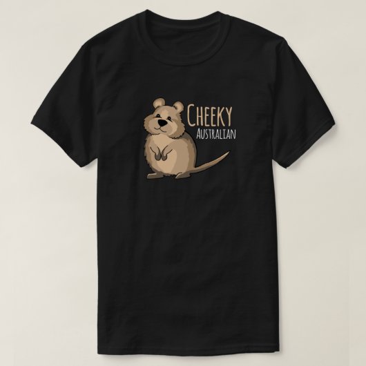 Unverschämter australischer niedlicher Quokka T - T-Shirt (Design vorne)