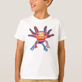 Unverschämter Axolotlentwurf T - Shirt (Vorderseite)