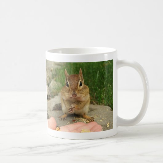 Unverschämter Chipmunk Kaffeetasse (Rechts)