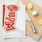 Unverschämter HühnerflügelWingman Handtuch (Viertel Falte)