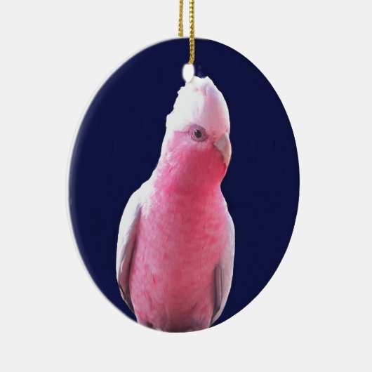 Unverschämter rosa und grauer australischer keramik ornament (Rechts)