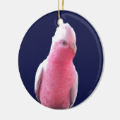 Unverschämter rosa und grauer australischer keramik ornament (Links)