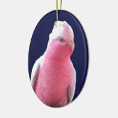 Unverschämter rosa und grauer australischer keramikornament (Links)