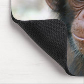 Unverschämter Schimpanse Mousepad (Ecke)