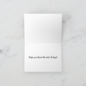 Unverschämter Spatz Notecard Karte (Innenseite)