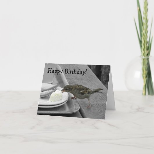 Unverschämter Spatz Notecard Karte (Vorderseite)