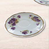 Unverschämter Teacupsaucer-Untersetzer Runder Pappuntersetzer (Angewinkelt)