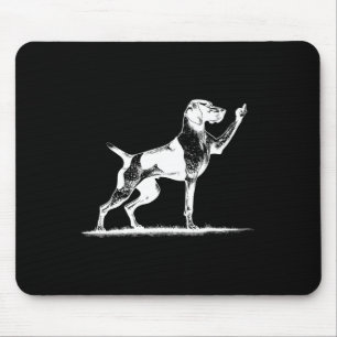 Unverschämter Zeigerhund Loch Deutsch Kurzhaariger Mousepad