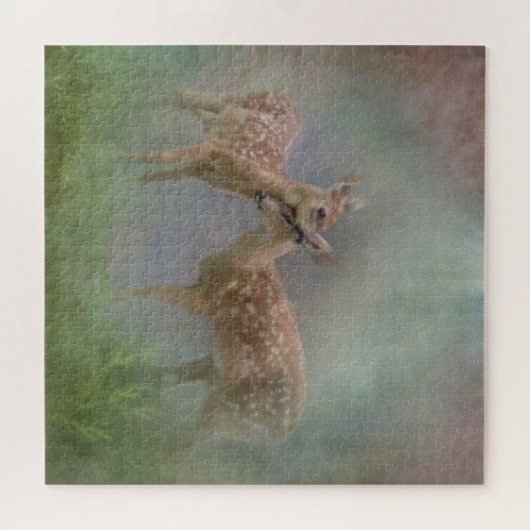 Unverschämtheit der Hirschpastel zeitgenössische T Puzzle (Horizontal)