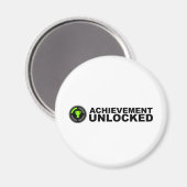 Unverschlossene Errungenschaft Magnet (Vorderseite/Rückseite)