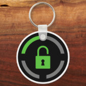 Unverschlossene Errungenschaft Schlüsselanhänger (Vorderseite)