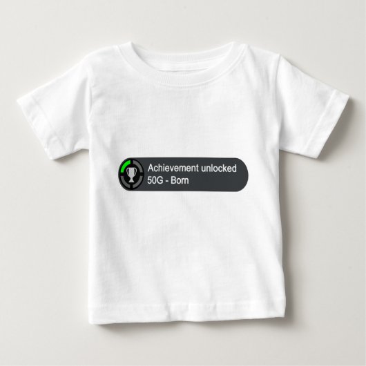 Unverschlossene Errungenschaften - Geboren Baby T-shirt (Vorderseite)
