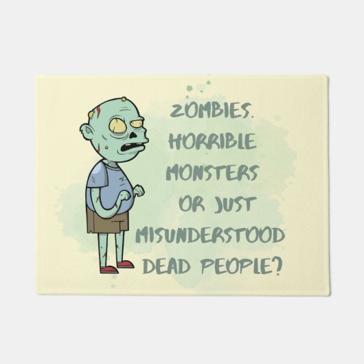 Unverstandene Zombies Fußmatte (Vorderseite)