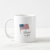UNVERSTÄNDLICH STEHEN WIR IN DER AMERIKANISCHEN FL KAFFEETASSE (Links)