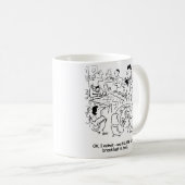 Unverständnis über das Frühstück im Bett Kaffeetasse (VorderseiteRechts)