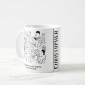 Unverständnis über das Frühstück im Bett Kaffeetasse (Vorderseite Links)