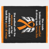 UNVERZICHTBAR... RSD/CRPS FLEECEDECKE (Vorderseite (Horizontal))