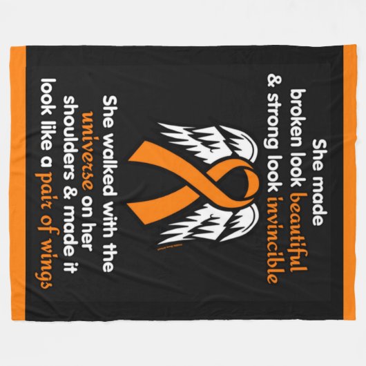 UNVERZICHTBAR... RSD/CRPS FLEECEDECKE (Vorderseite (Horizontal))