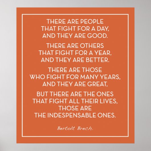 UNVERZICHTBARE POSTER (Vorne)