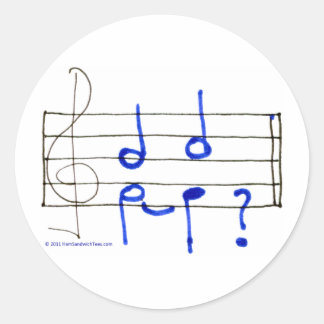 Unvollendete Aufgaben Runder Aufkleber