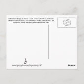 Unvollendete Brücke...Grand Lake OK Postkarte (Rückseite)