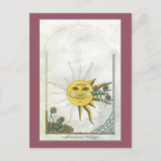 Unvollendete Dinge Postkarte