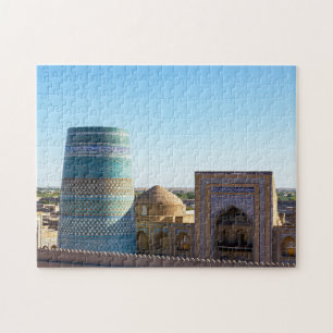 Unvollendetes Kalta Minor Minarett - Khiva, Usbeki Puzzle