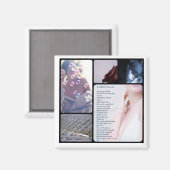 unvollendetes ManuskripGedicht bearbeiten 2 Magnet (Vorderseite/Rückseite)