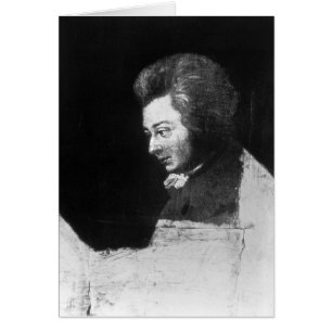 Unvollendetes Portrait von Wolfgang Amadeus Mozart