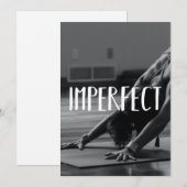 unvollkommen feiertagskarte (Vorne/Hinten)