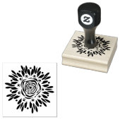 Unvollkommene Blüte 3 Briefmarke Gummistempel (Stempel)