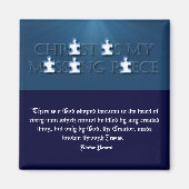 Unvollständig ohne Gott Magnet (Vorne)