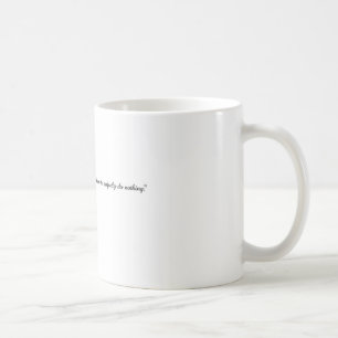 Unvollständige Aktion Kaffeetasse
