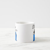 Unvollständiger dann fertiger Heirat-Spaß Espressotasse (Vorderseite)