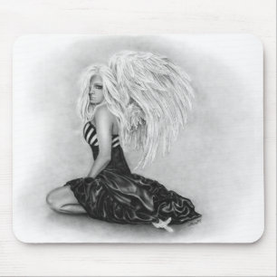 Unvollständiger Engel Mousepad
