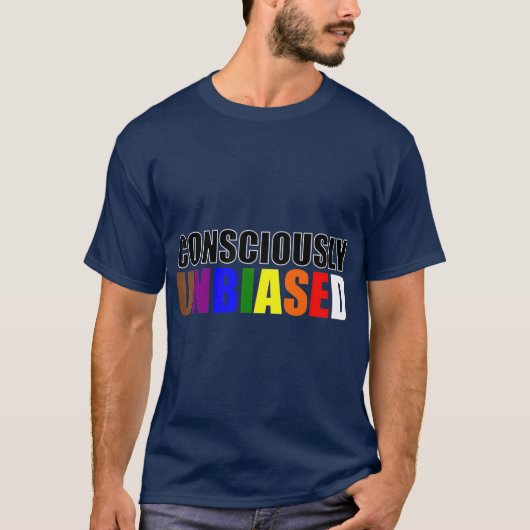 Unvoreingenommene Gleichheit bei Regenbogen T-Shirt (Vorderseite)