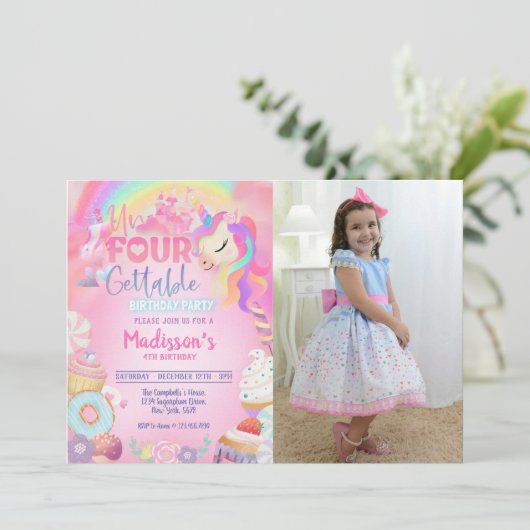 Unvorhersehbare Einladung (Stehend Vorderseite)