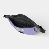 Unvorhersehbares Schwarzkatze Zitat Lilac Lila Bauchtasche (Offen)