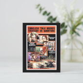 Unvorsichtiger Vortrag bringt Tragödie in Kriegsze Postkarte (Stehend Vorderseite)