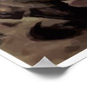 Unvorsichtiger Vortrag Got dort zuerst — Grenze Poster (Ecke)