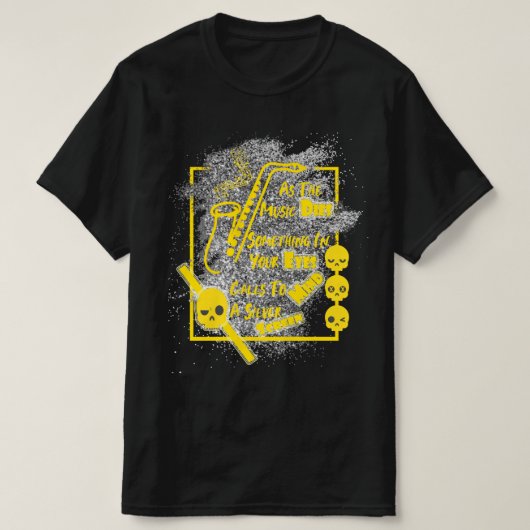 Unvorsichtiger Whisper, wie die Musik stirbt T-Shirt (Design vorne)