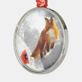 Unwahrscheinliche Freunde Silbernes Ornament (Links)