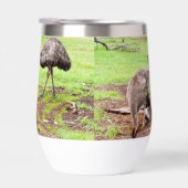 "Unwahrscheinliche Pals: The Kangaroo and Emu Frie (Rechts)
