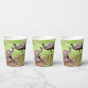 "Unwahrscheinliche Pals: The Kangaroo and Emu Frie Pappbecher