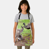 "Unwahrscheinliche Pals: The Kangaroo and Emu Frie Schürze (Insitu)