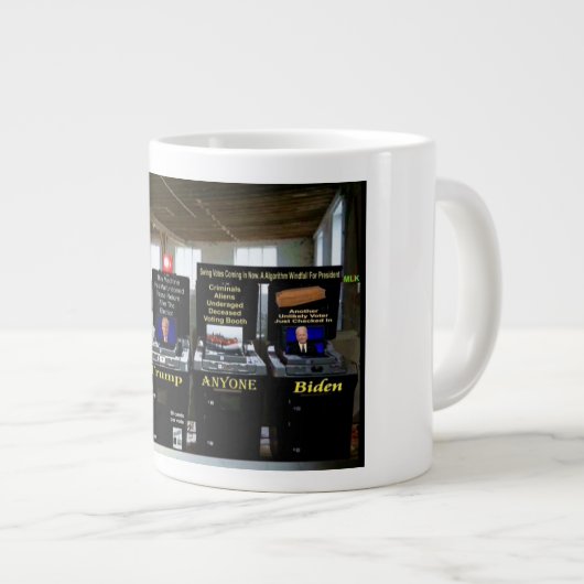 Unwahrscheinliche Wähler sind ein Löffel bei der W Jumbo-Tasse (Vorderseite Rechts)