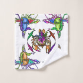 Unwahrscheinlicher Hummer Badhandtuch Set (Waschlappen)