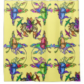 Unwahrscheinlicher Hummer Duschvorhang (Vorderseite)