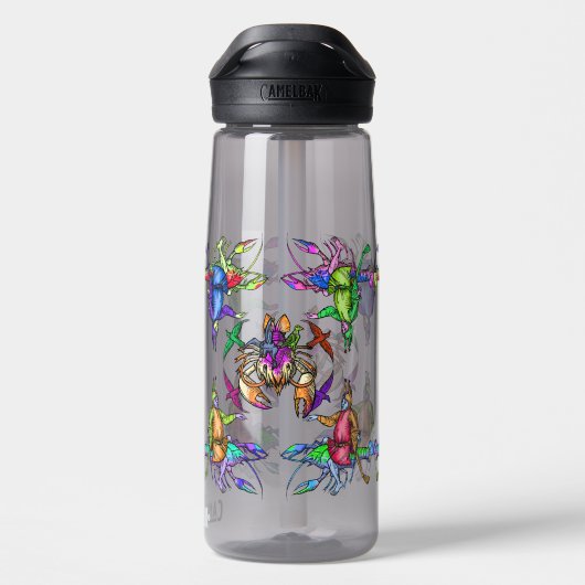 Unwahrscheinlicher Hummer Trinkflasche (Rückseite)
