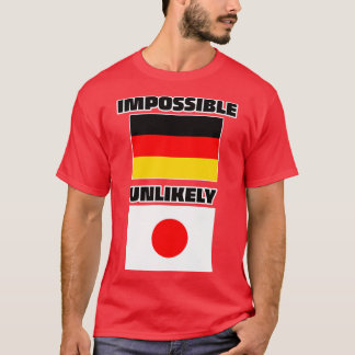 Unwahrscheinliches Deutschland Japan T-Shirt